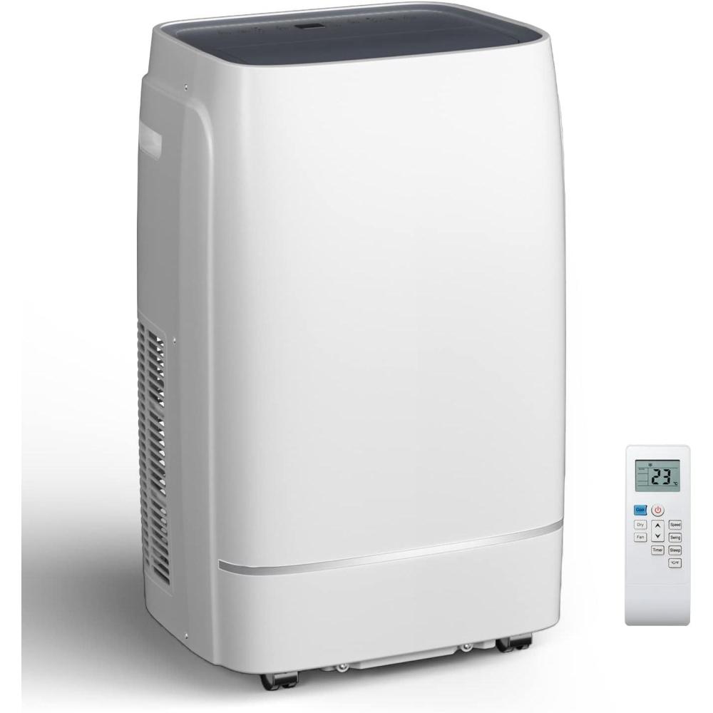 imageCOWSAR 13000 BTU Portable Air Conditioner 4IN1 Portable AC Unit 24H Timer Room Air Conditioners 450 SqFt Coverage 53dB Portable Air Conditioners for 1 Room13000 BTU