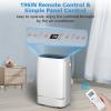 COWSAR 13000 BTU Portable Air Conditioner 4-IN-1 Portable AC Unit 24H Timer Room Air Conditioners 450 Sq.Ft. Coverage ＜53dB Portable Air Conditioners for 1 Room(12000 BTU)