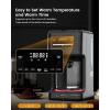 COWSAR 14-Cup Coffee Maker, 24-Hour Programmable Coffee Brewer, Keep Warm, Drip Free, Washable Filter, Stainless Steel, Silver