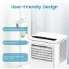 COWSAR 8000 BTU Portable Air Conditioners, Portable AC Cool up to 350 Sq.Ft, 4 Modes Room Air Conditioner with Remote/LED Display/24Hrs Timer/360° Wheels/Installation Kits, Ideal for Home/Office