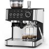 COWSAR (2025 New) Espresso Machines with Built-in Anti-Clog, 20 Bar Expresso Coffee Machines with Milk Frother Steam Wand, Tamping Tool, Espresso Machine with Grinder for Latte, Cappuccino, Americano(Espresso Maker Pro)