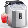 imageCOWSAR Nugget Ice Maker Countertop Chewable Nugget Ice Cubes Machine Quick Ice Making 34LbsDay SelfCleaning Portable Ice Machine for Home Kitchen Office Party